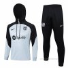 Chandal de Sudadera del Barcelona 2023-2024 Gris Chandal de Sudadera del Barcelona 2023-2024 Gris