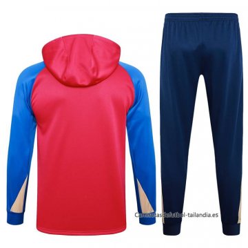 Chandal de Sudadera del Barcelona 2024-2025 Rojo