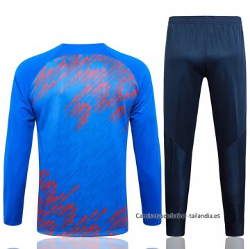 Chandal de Sudadera del Barcelona 2024-2025 Azul