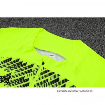 Chandal de Sudadera del Barcelona 2024-2025 Verde Fluorescente