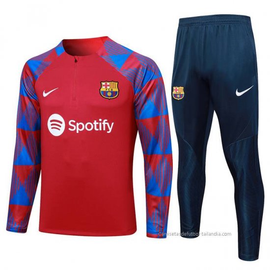 Chandal de Sudadera del Barcelona Nino 2023-2024 Rojo - Haga un click en la imagen para cerrar