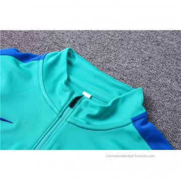 Chandal de Sudadera del Barcelona Nino 2023-2024 Verde