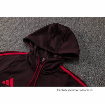 Chandal de Sudadera del Bayern Munich 2024-2025 Rojo Oscuro