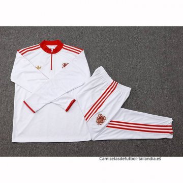 Chandal de Sudadera del Bayern Munich Nino 2025-2026 Blanco