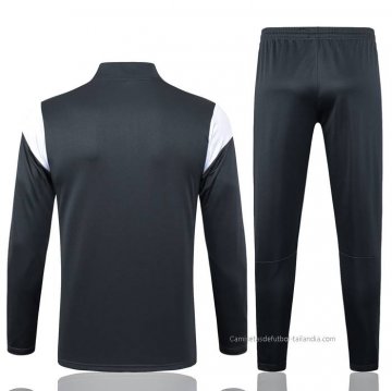 Chandal de Sudadera del Borussia Dortmund 2023-2024 Gris