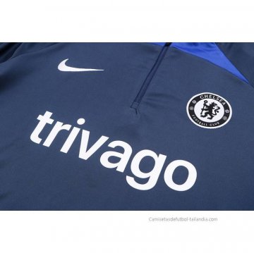 Chandal de Sudadera del Chelsea 2022-2023 Azul