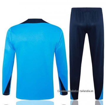 Chandal de Sudadera del Chelsea Nino 2024-2025 Azul