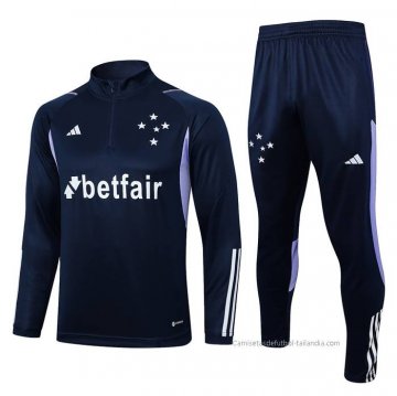 Chandal de Sudadera del Cruzeiro 2023-2024 Azul Chandal de Sudadera del Cruzeiro 2023-2024 Azul