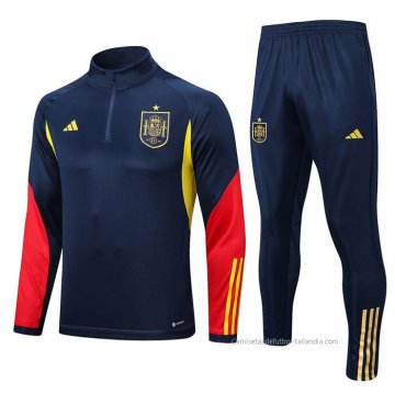 Chandal de Sudadera del Espana 2022-2023 Azul Chandal de Sudadera del Espana 2022-2023 Azul