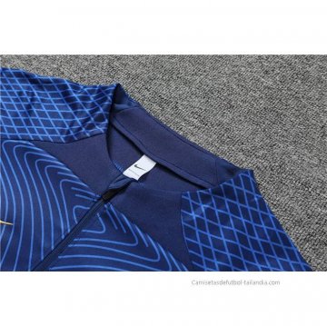 Chandal de Sudadera del Francia 2022-2023 Azul Oscuro