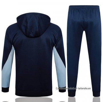Chandal de Sudadera del Francia 2024-2025 Azul Oscuro