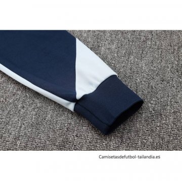 Chandal de Sudadera del Francia 2024-2025 Azul Oscuro