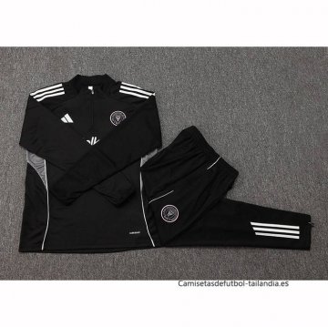 Chandal de Sudadera del Inter Miami Nino 2025-2026 Negro
