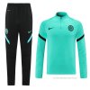 Chandal de Sudadera del Inter Milan 2021-2022 Verde Chandal de Sudadera del Inter Milan 2021-2022 Verde
