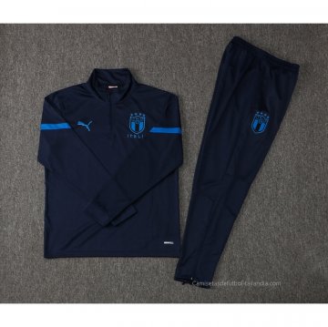Chandal de Sudadera del Italia 2021-2022 Azul
