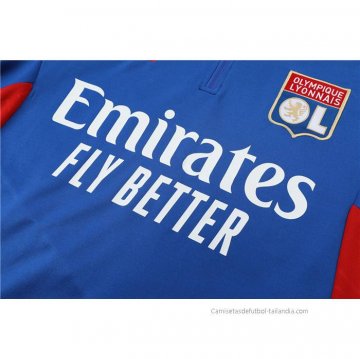 Chandal de Sudadera del Lyon 2022-2023 Azul