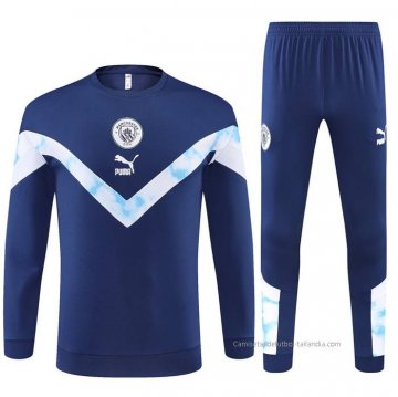 Chandal de Sudadera del Manchester City 2022 Azul Chandal de Sudadera del Manchester City 2022 Azul