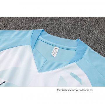 Chandal de Sudadera del Manchester City 2024 Azul y Blanco