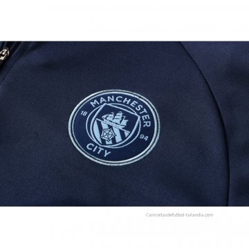 Chandal de Sudadera del Manchester City 2021-2022 Azul
