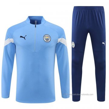 Chandal de Sudadera del Manchester City 2022-2023 Azul Chandal de Sudadera del Manchester City 2022-2023 Azul