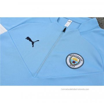 Chandal de Sudadera del Manchester City 2022-2023 Azul