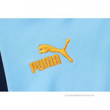 Chandal de Sudadera del Manchester City 2023-2024 Azul Claro