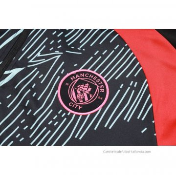 Chandal de Sudadera del Manchester City Nino 2023-2024 Negro