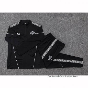 Chandal de Sudadera del Manchester City Nino 2025-2026 Negro