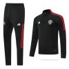 Chandal de Sudadera del Manchester United 2021-2022 Negro