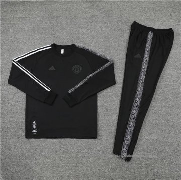 Chandal de Sudadera del Manchester United 2022 Negro