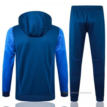 Chandal de Sudadera del Manchester United 2023-2024 Azul