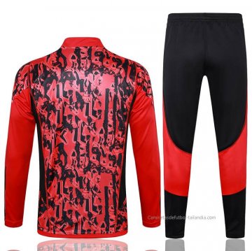 Chandal de Sudadera del Manchester United 2023-2024 Rojo