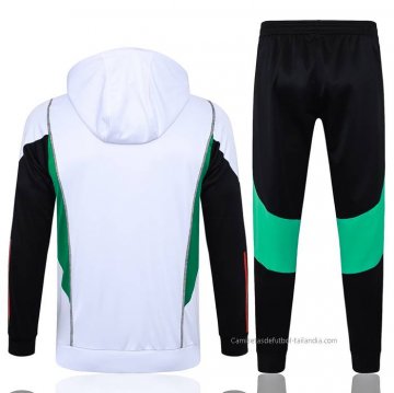 Chandal de Sudadera del Manchester United Nino 2023-2024 Blanco