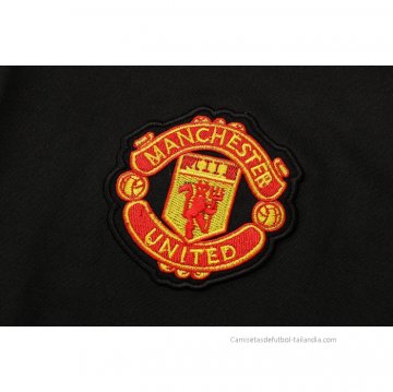 Chandal de Sudadera del Manchester United UCL 2021-2022 Negro