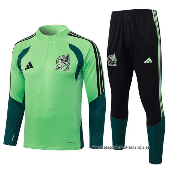 Chandal de Sudadera del Mexico 2026-2027 Verde - Haga un click en la imagen para cerrar