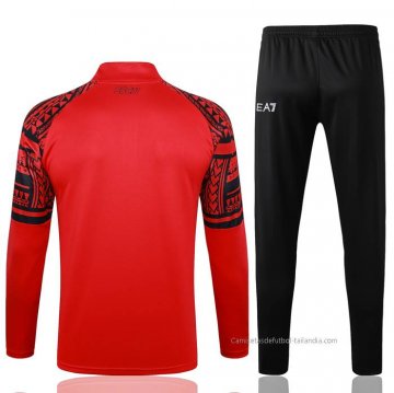 Chandal de Sudadera del Napoli 2023-2024 Rojo