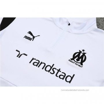 Chandal de Sudadera del Olympique Marsella 2023-2024 Blanco