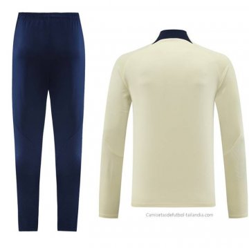 Chandal de Sudadera del Paris Saint-Germain 2023-2024 Amarillo