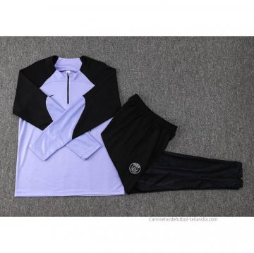 Chandal de Sudadera del Paris Saint-Germain 2023-2024 Violeta Claro