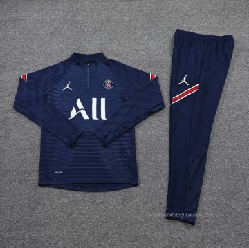 Chandal de Sudadera del Paris Saint-Germain Jordan 2022-2023 Azul