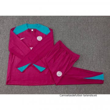 Chandal de Sudadera del Paris Saint-Germain Nino 2024-2025 Purpura
