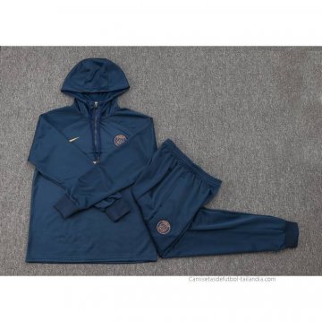 Chandal de Sudadera del Paris Saint-Germain Nino 2023-2024 Azul Oscuro