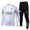 Chandal de Sudadera del Paris Saint-Germain Nino 2025-2026 Blanco Chandal de Sudadera del Paris Saint-Germain Nino 2025-2026 Blanco