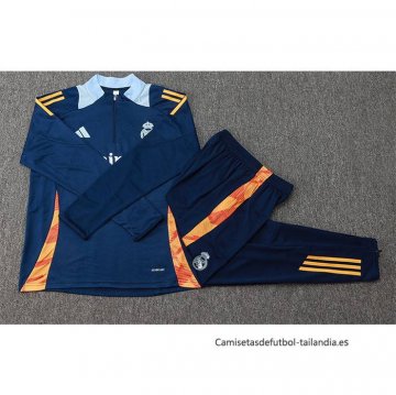 Chandal de Sudadera del Real Madrid 2024-2025 Azul