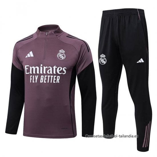 Chandal de Sudadera del Real Madrid 2025-2026 Purpura - Haga un click en la imagen para cerrar
