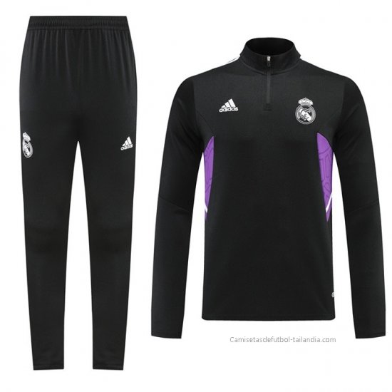 Chandal de Sudadera del Real Madrid 2022-2023 Negro - Haga un click en la imagen para cerrar