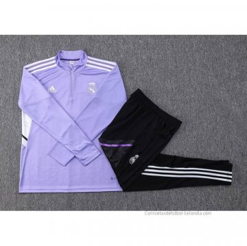 Chandal de Sudadera del Real Madrid 2022-2023 Purpura