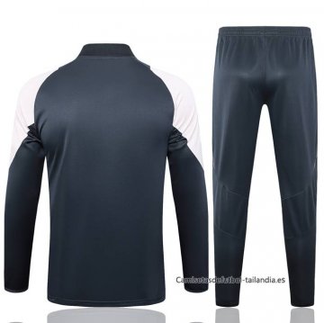 Chandal de Sudadera del Real Madrid 2024-2025 Gris