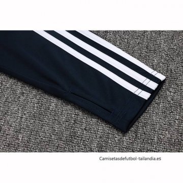 Chandal de Sudadera del Real Madrid 2025-2026 Negro Blanco