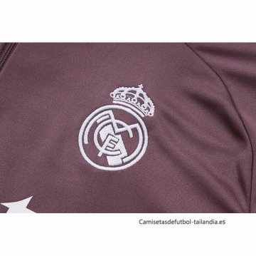 Chandal de Sudadera del Real Madrid Nino 2025-2026 Purpura